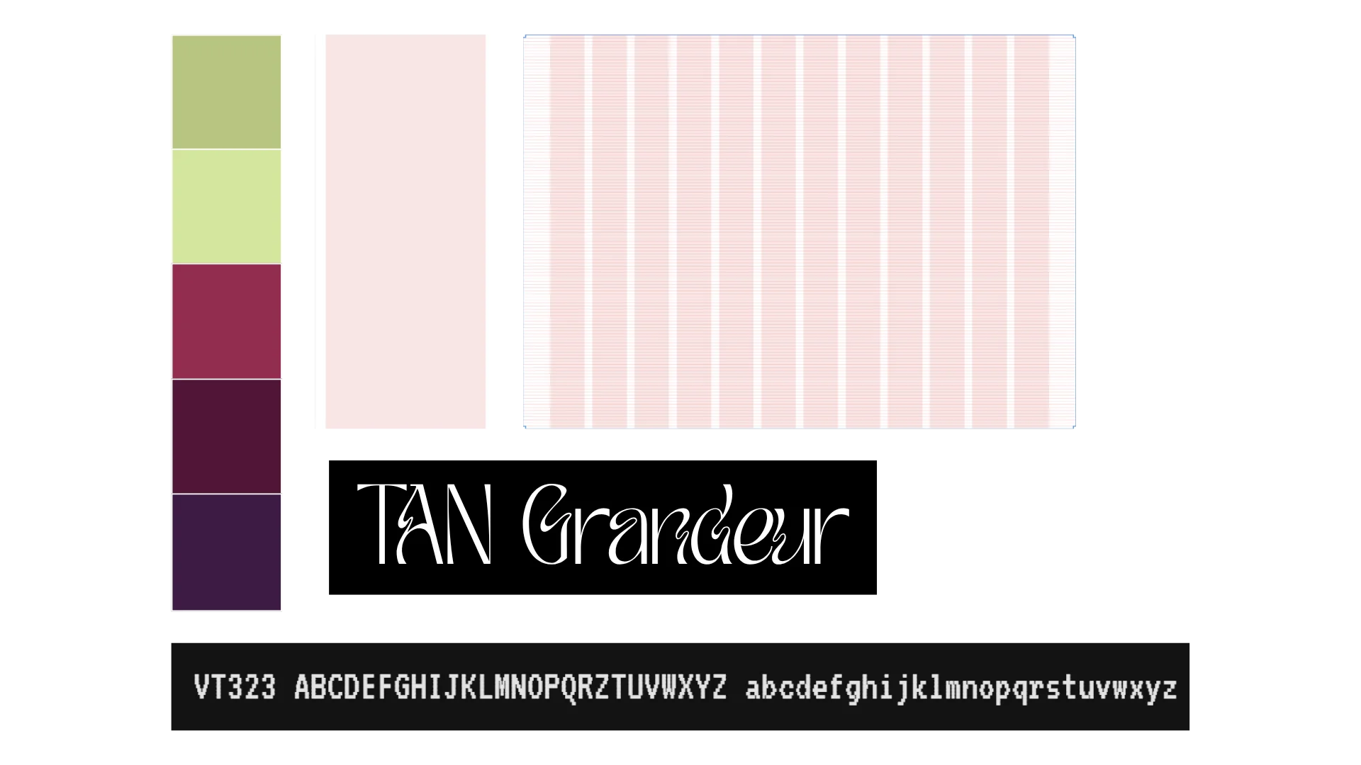 Fonts, colors, and grid
